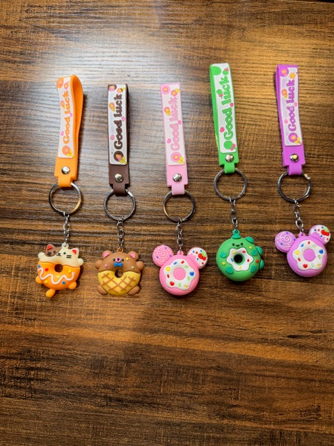 Donut keychain