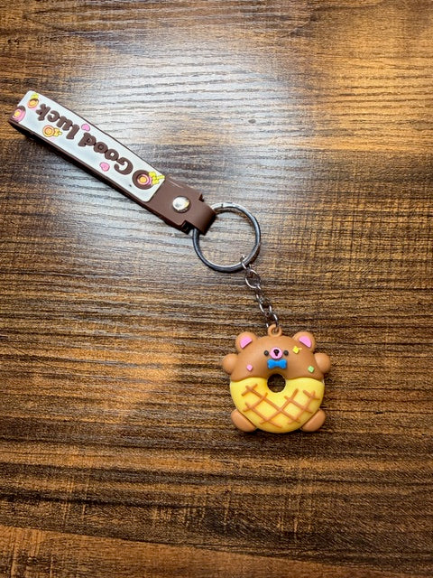 Donut keychain